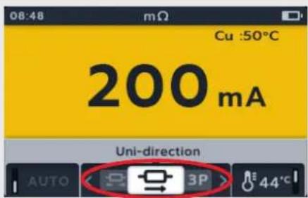 Megger MTR105 - Auto Single direction test - 1
