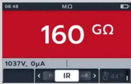 Megger MTR105 - Test de résistance d'isolement (RI) - 6
