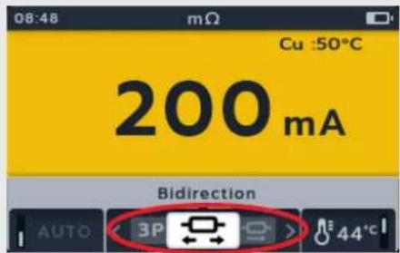 Megger MTR105 - Auto Single direction test - 8