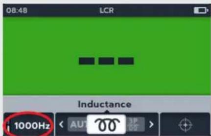 Megger MTR105 - Capacité ou inductance - 2