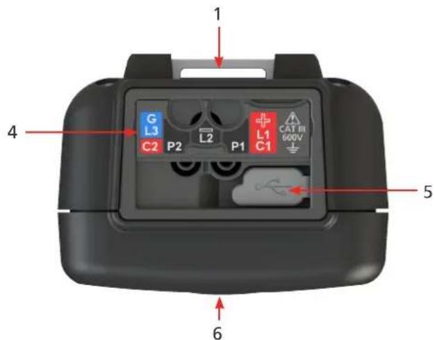 Megger MTR105 - Vue du dessus du MTR105 - 2