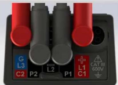 Megger MTR105 - Mode de test Sous-mode de test Branchement des cordons - 10