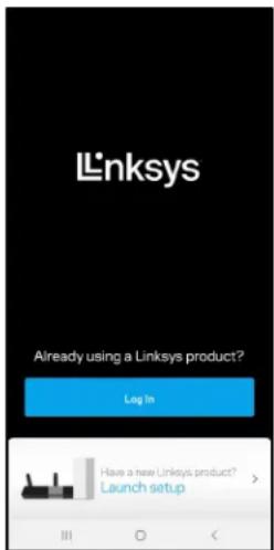 Linksys Already using a Linksys product? Log In Have a new Linksys product? Launch setup.