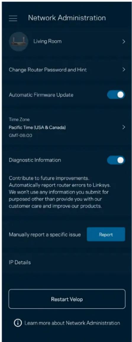 LINKSYS Hydra 6 MR2000 - Administrarea rețelei - 1