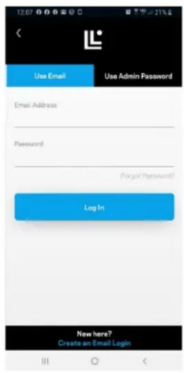 Use Email Use Admin Password Email Address Password: Forgot Password? Log In New here? Create an Email Login