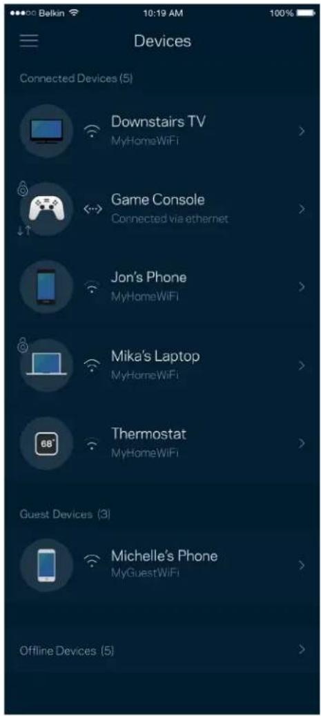 LINKSYS Hydra 6 MR2000 - Меню навигации - 3