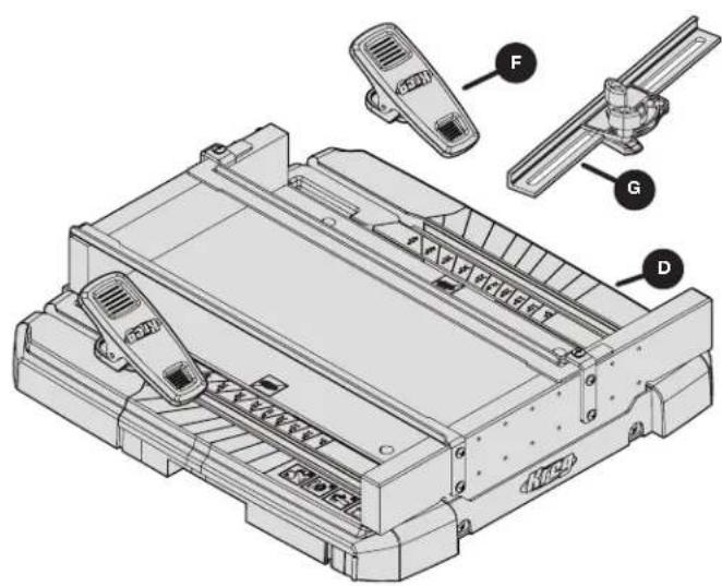 Kreg KMA4100 - Anschlag und Halteklammern anbringen - 1