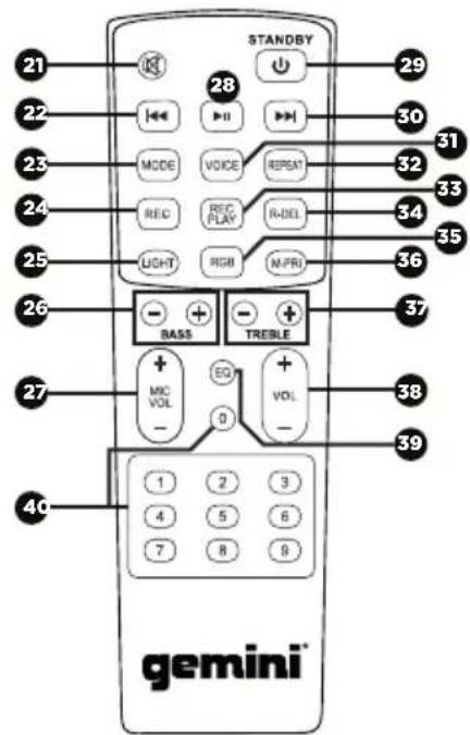 GEMINI GMAX-6000 - CONTROL REMOTO - 3