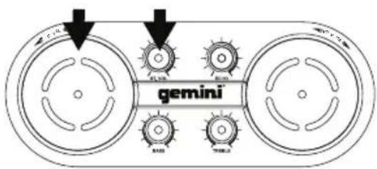GEMINI GMAX-6000 - USANDO LAS ENTRADAS AUX Y GUITARRA - 3