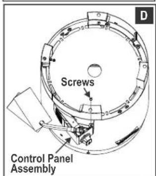 Screws Control Panel Assembly