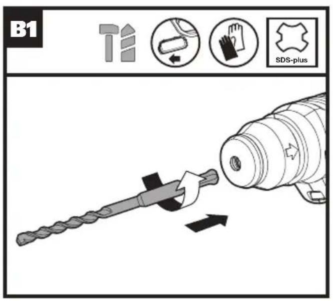 B1 Ti SDS-plus