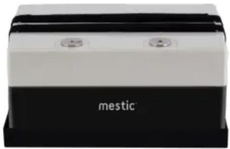 Exterior view of a mestic electronic device with two ports and a black base (no visible text or symbols on the device body)