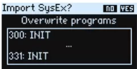 KORG Opsix SE Platinum - Réception de messages SysEx du DX7 - 1