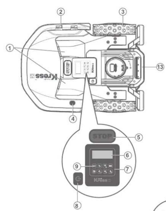 KRESS Mission KR174E - K部件ist - 1