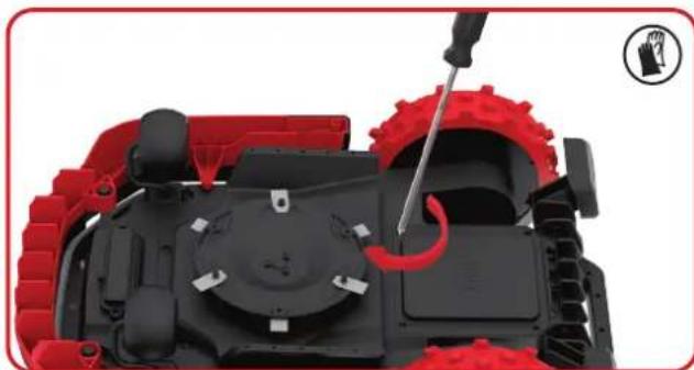 KRESS Mission KR174E - Pour remplacer la batterie, suivez ces étapes : (Uniquement pour KR174E) - 3