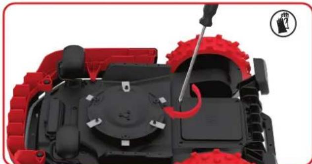 KRESS Mission KR174E - När du behöver byta batteri, följ dessa steg: (Endast für KR174E) - 3