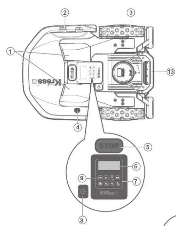 KRESS Mission KR174E - Lista częsci - 1