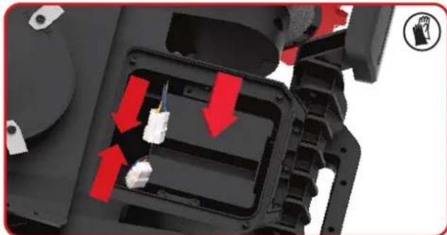 KRESS Mission KR174E - När du behöver byta batteri, följ dessa steg: (Endast für KR172E och KR172E.A och KR173E) - 4