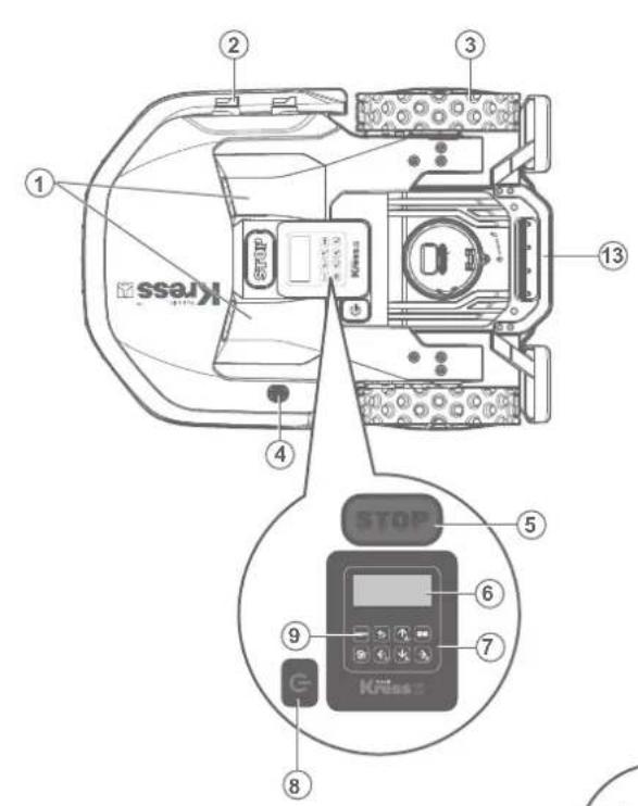 KRESS Mission KR174E - Component list - 1
