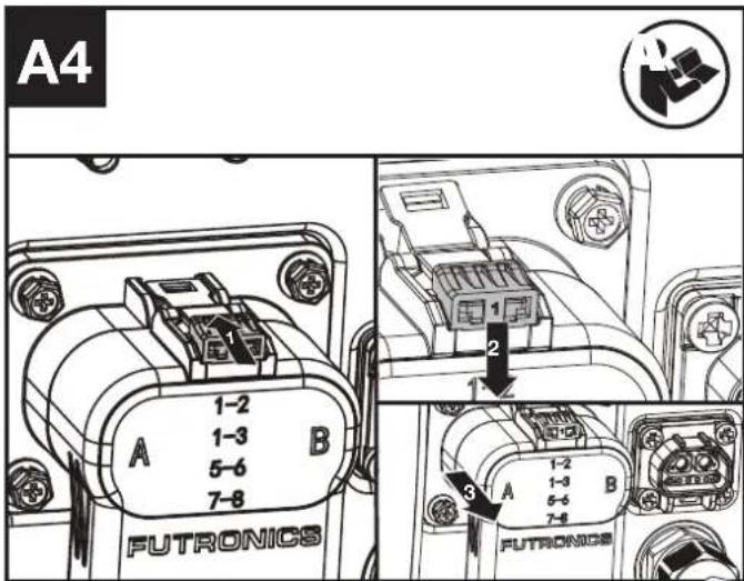 A4 1-2 1-3 B 5-6 7-8 FUTRONICS 1-2 1-3 5-6 7-8 1 2 3 A B FUTRONICS
