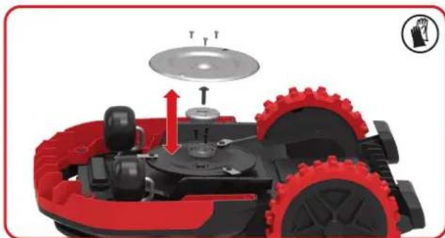 KRESS Mission KR172E.A - Sostituire il disco scorrevole - 1