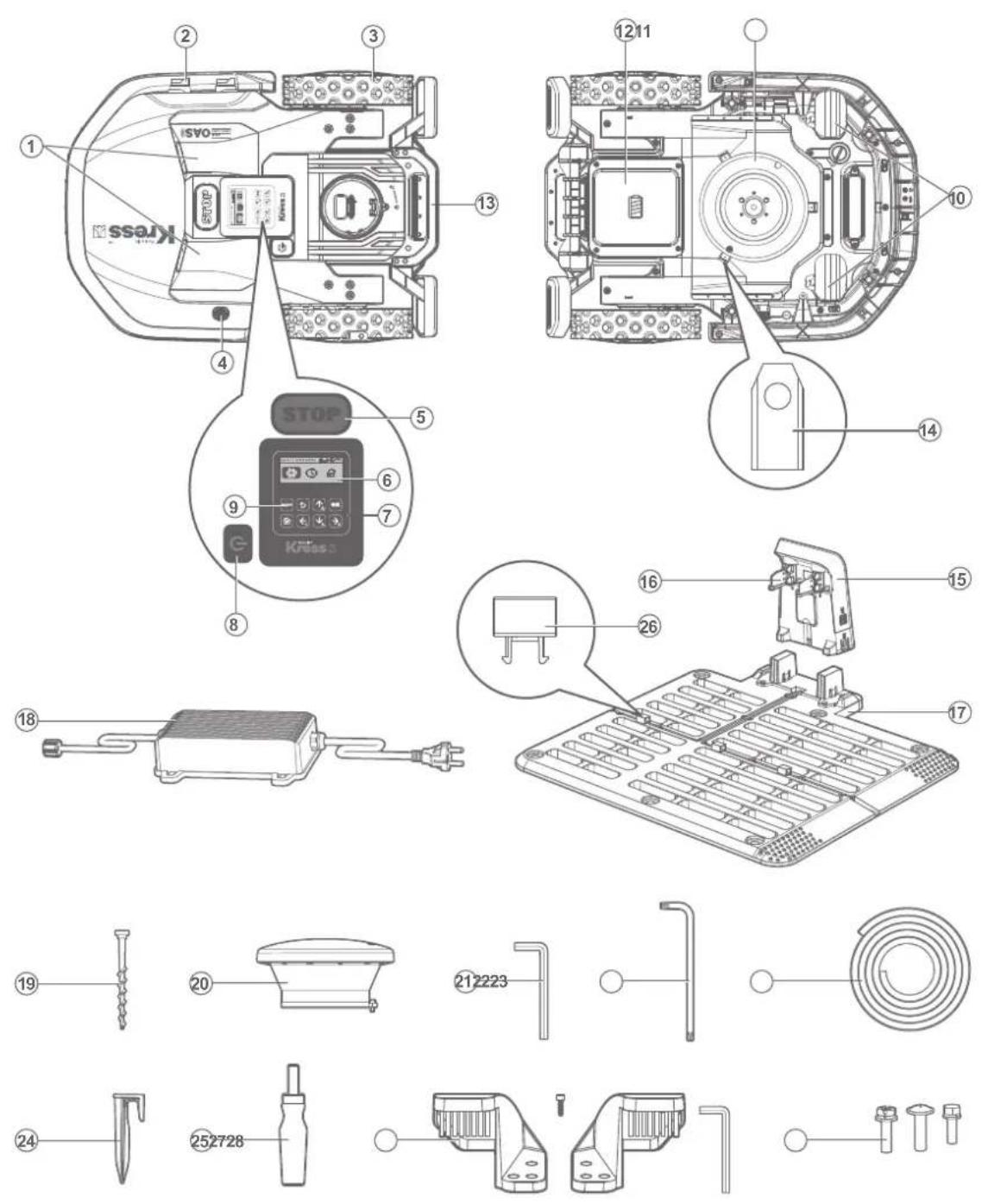 KRESS Mission KR172E.A - Komponenten - 1