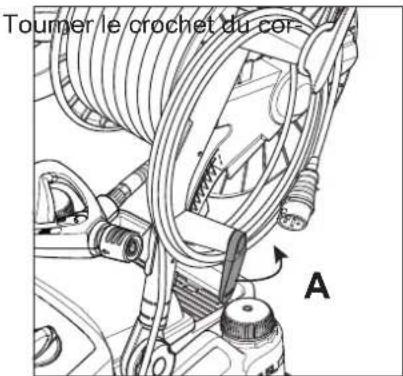 Tourner le crochet du cor- A