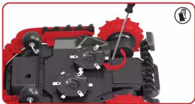 KRESS Mission KR233E - Sostituzione della batteria - 4