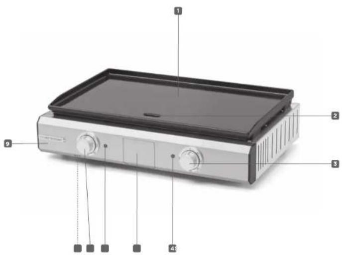 RIVIERA & BAR Plancha Pro QPL 1060 - DESCRIPTION OF THE PRODUCT GENERAL SAF - 1