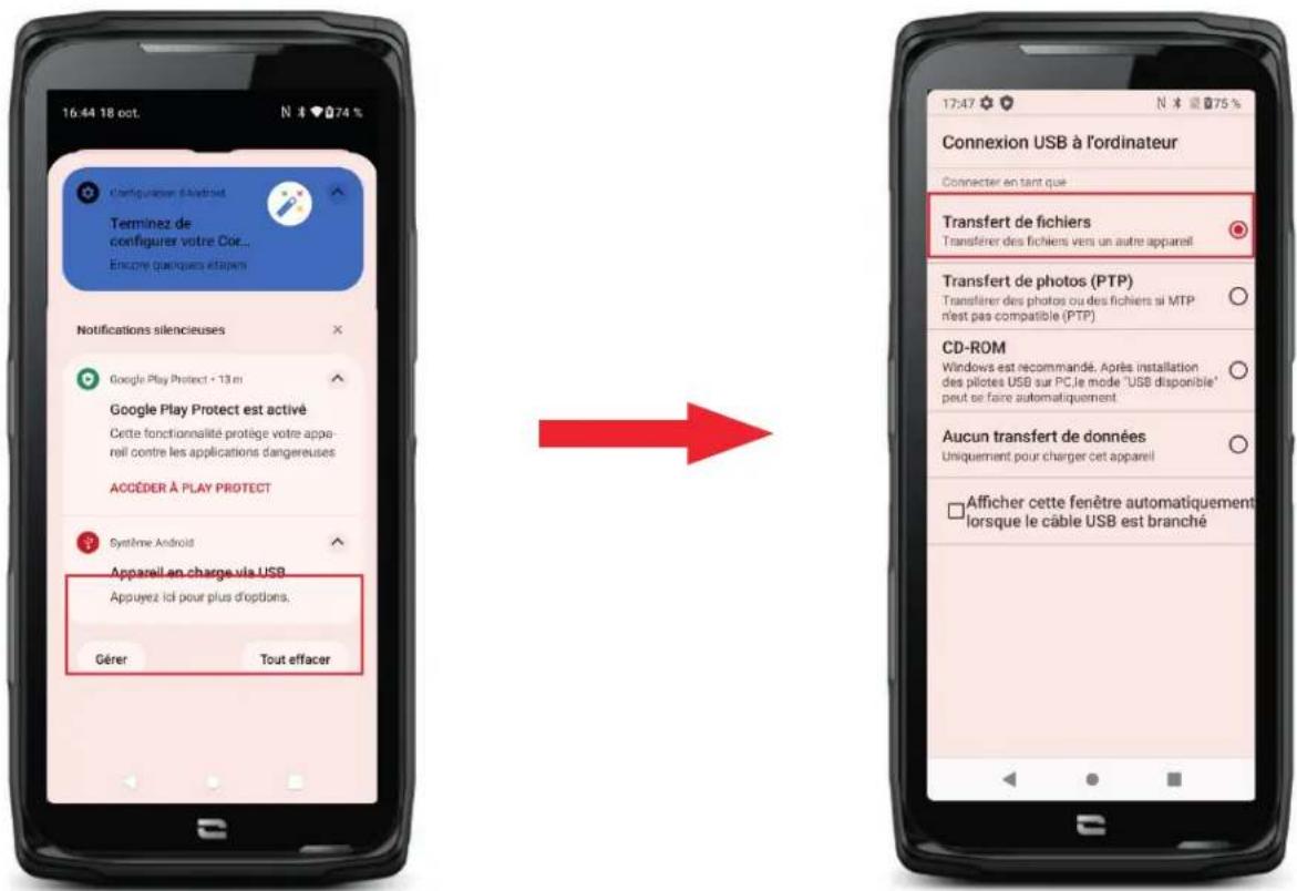 CROSSCALL CORE-Z5 - Prenesite datoteke: iz telefona v računalnik ali iz računalnika v telefon - 1