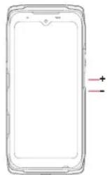 CROSSCALL CORE-Z5 - Pulsante volume +/- - 1