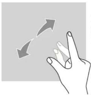 CROSSCALL CORE-Z5 - Actions avec deux doigts - 1