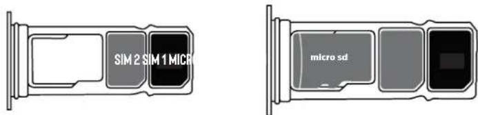 SIM 2 SIM 1 MICRO micro sd