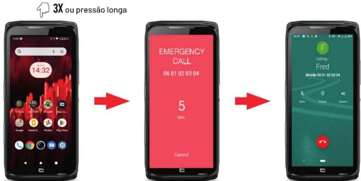 CROSSCALL CORE-Z5 - Etapa 2: Associação entre X-SAFE e o botão programável - 4
