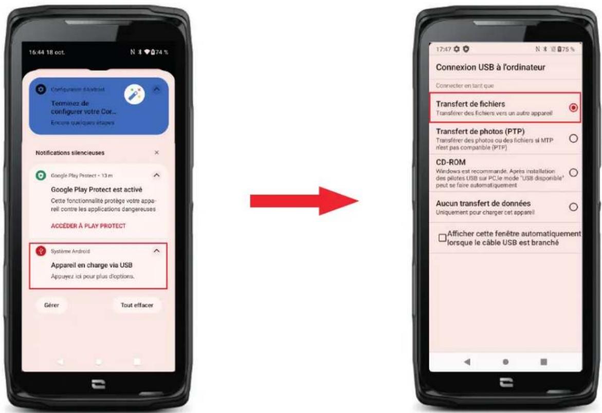 CROSSCALL CORE-Z5 - Transferring files: phone to computer or vice versa - 2