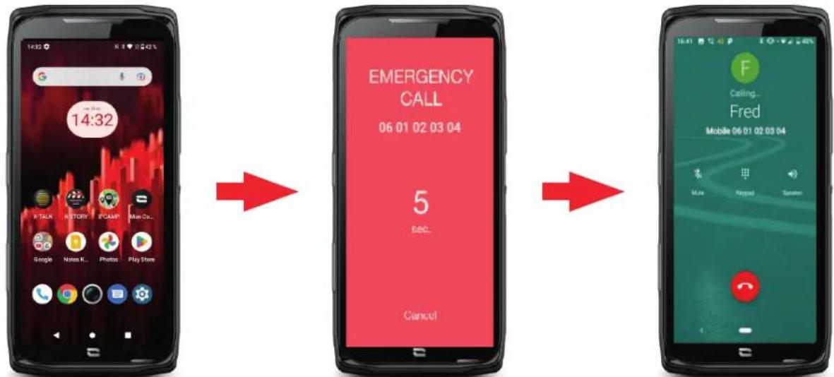CROSSCALL CORE-Z5 - Étape 2 : Association entre X-SAFE et le bouton programmable - 5