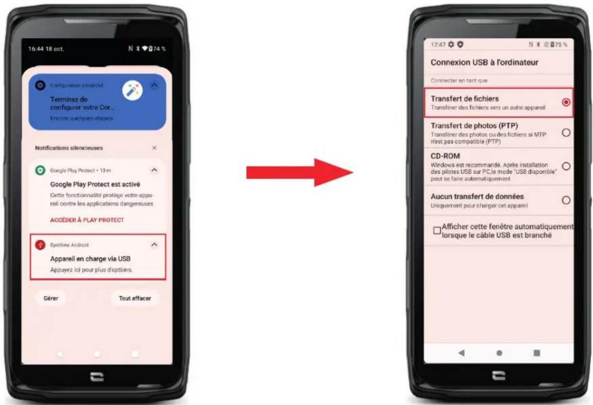 CROSSCALL CORE-Z5 - Transferir ficheiros: telemóvel para o computador ou computador para o telemóvel - 1