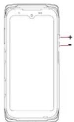 CROSSCALL CORE-Z5 - Botão de volume +/- - 1