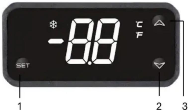 CLIMADIFF RESERVE 300XL - How to set the temperature: - 1