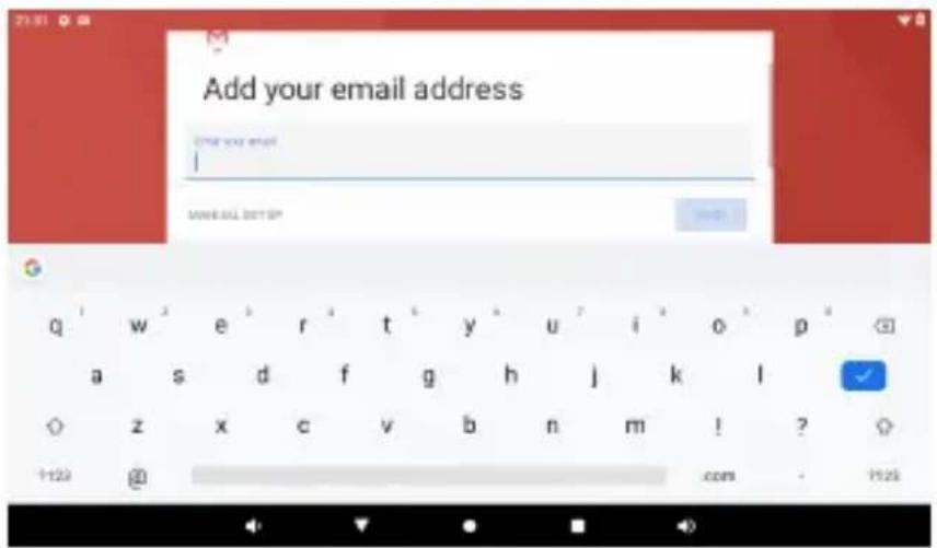 Add your email address Add your email SANSALL BETTER? q ' w ' e ' r ' t ' y ' u ' i ' o ' p ' + a s d f g h j k l o z x c v b n m ! ? 1:22 @ com - 1:24