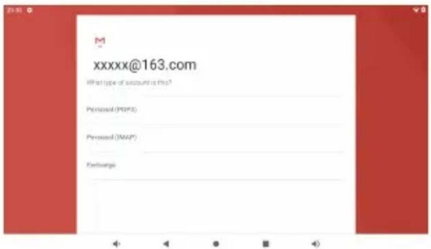DENVER TAQ-10463 - Création manuelle d'un compte e-mail - 1