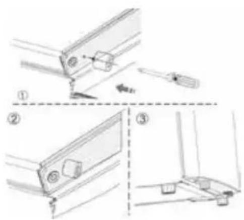 PROLINE TTR1200WH - Installation du patin de support en caoutchouc - 2