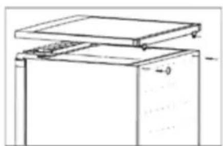 PROLINE TTR1200WH - DRAAIRICHTING VAN DE DEUR WIJZIGEN - 3