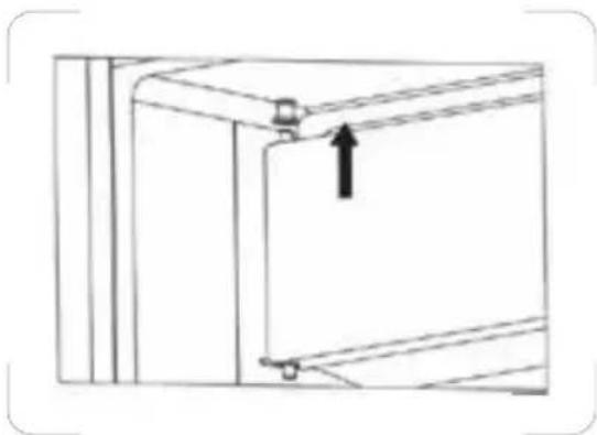 PROLINE TTR1200WH - Inversion de la porte du congélateur - 4