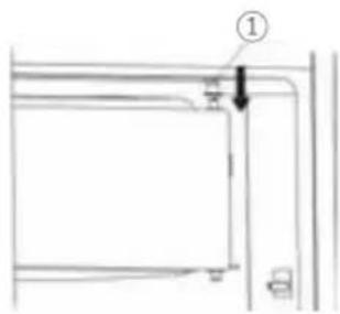 PROLINE TTR1200WH - Reversing the freezer compartment door - 2
