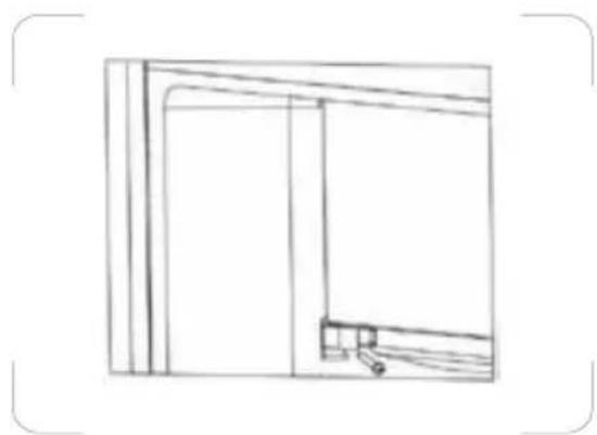 PROLINE TTR1200WH - Inversion de la porte du congélateur - 5