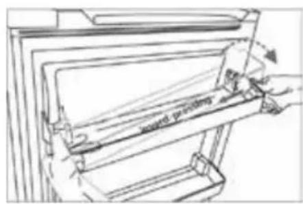 PROLINE TTR1200WH - DRAAIRICHTING VAN DE DEUR WIJZIGEN - 2
