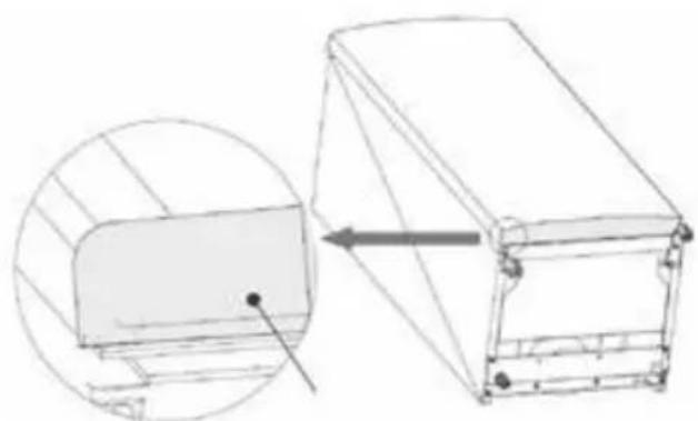 PROLINE TTR1200WH - Installing the rubber supporting pad - 1