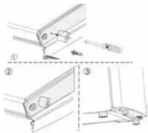PROLINE TTR1200WH - De rubberen steundop installeren - 2