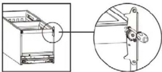 PROLINE PLC319NFIX - INVERSION DU SENS D'OUVERTURE DES PORTES - 4